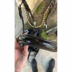 BRIDON ANATOMIQUE CLERMONT HORZE (TAILLE: CHEVAL - COULEUR: MARRON FONCÉ)
