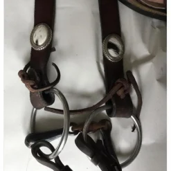 Bridon artisanale western avec peau de vache COBB
