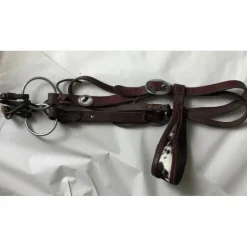 Bridon artisanale western avec peau de vache COBB