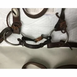 Bridon artisanale western avec peau de vache COBB