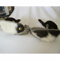 Bridon artisanale western avec peau de vache COBB