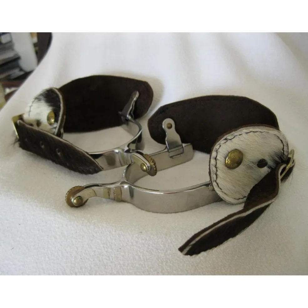 Bridon artisanale western avec peau de vache COBB