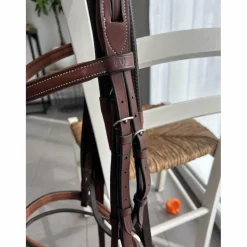 Bridon Hybrid "confort" avec rênes havane Éric Thomas