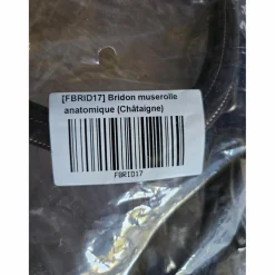 Bridon muserolle anatomique Forestier Châtaigne