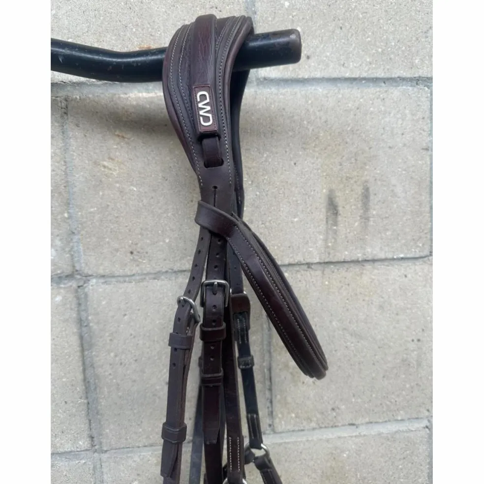 Bridon muserolle croisée CWD taille 3-cheval