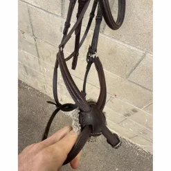 Bridon muserolle croisée CWD taille 3-cheval