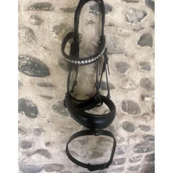 bridon norton pro noir strass + rênes Eric Thomas noires