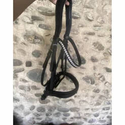 bridon norton pro noir strass + rênes Eric Thomas noires