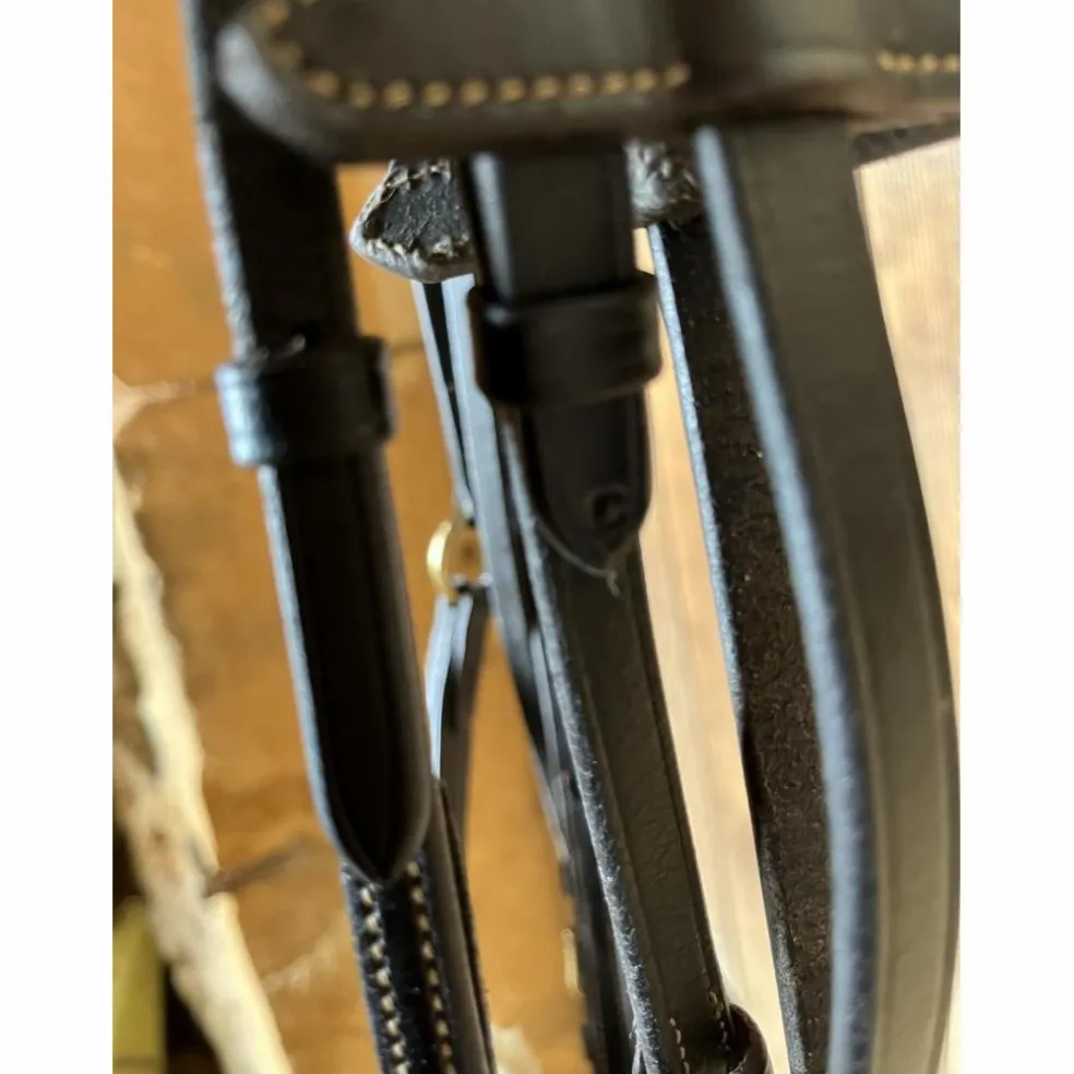 Bridon time rider muserolle croisé