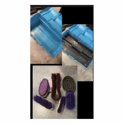 caisse + brosses