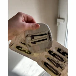 carnet numéro de têtière