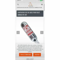 Cartouche air bag hit air 50cc
