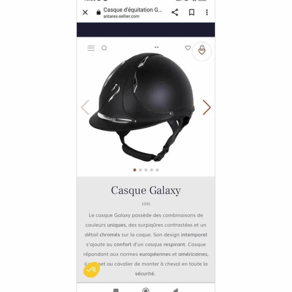 Casque Antares noir