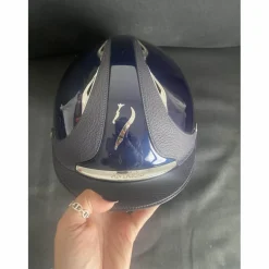 Casque Antarès verni bleu S