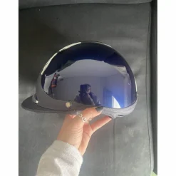 Casque Antarès verni bleu S