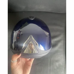 Casque Antarès verni bleu S
