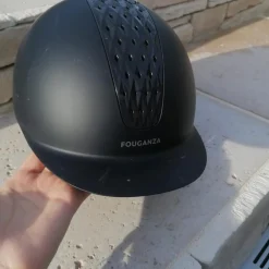 Casque d’équitation Décathlon adulte – 520 Bleu Cosmos – Taille 58