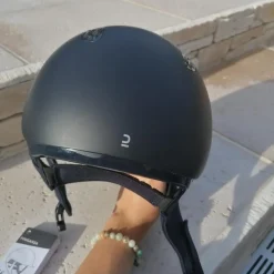 Casque d’équitation Décathlon adulte – 520 Bleu Cosmos – Taille 58