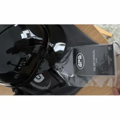 Casque GPA First Lady noir brillant