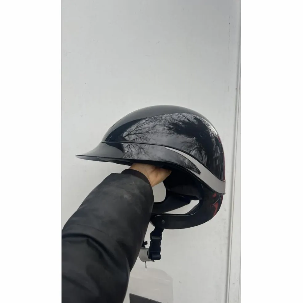 casque GPA global speed air noir gris
