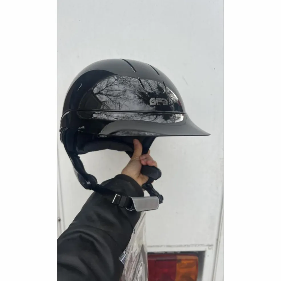 casque GPA global speed air noir gris