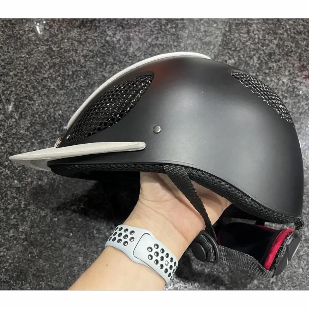 Casque gpa speed air leather noir/gris Taille 58 (59 GPA)