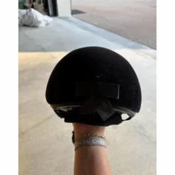 Casque équitation Adulte et Enfant - 140 velours noir