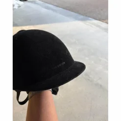 Casque équitation Adulte et Enfant - 140 velours noir