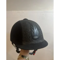 Casque équitation, paillettes , marque Chopin
