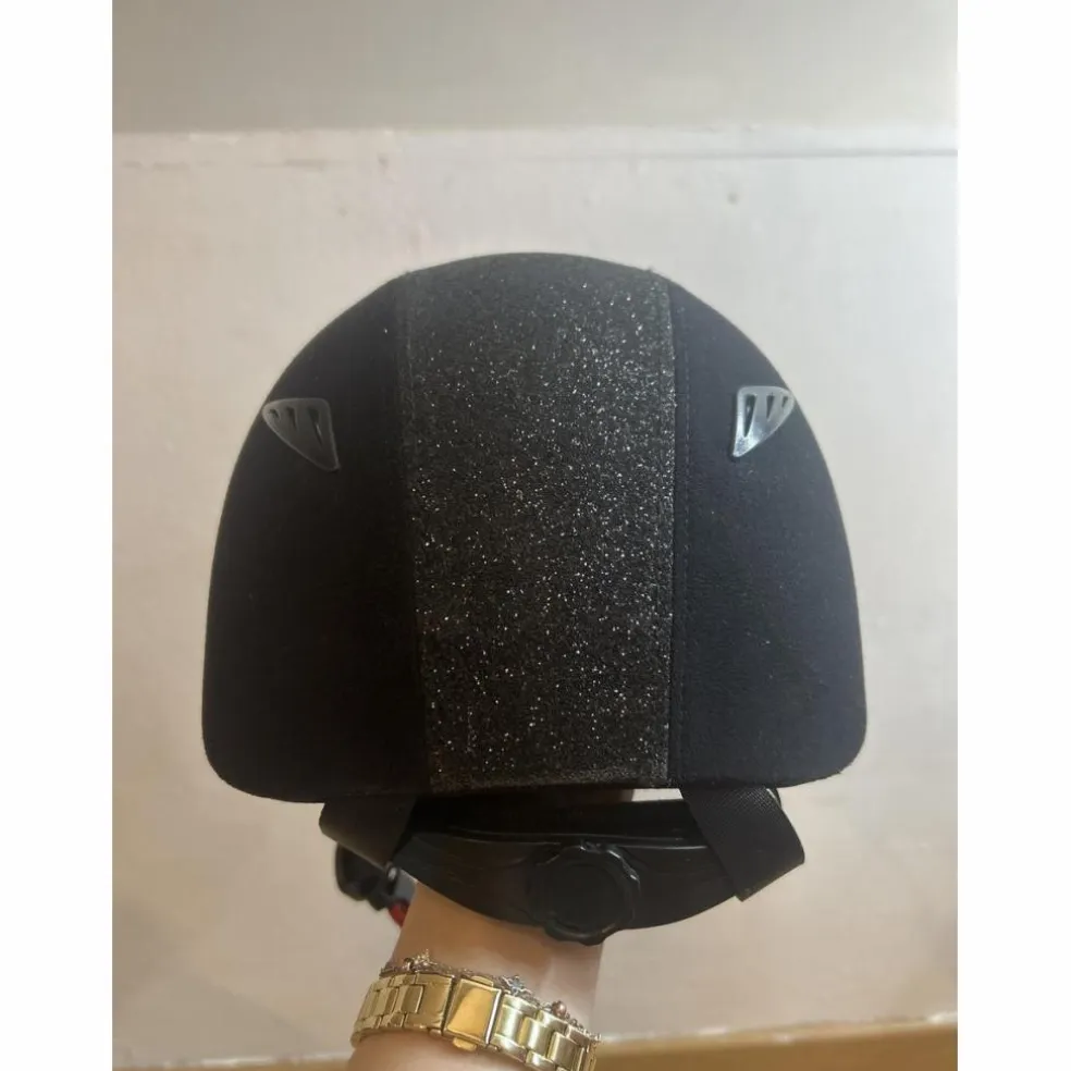 Casque équitation, paillettes , marque Chopin