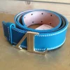 Ceinture en cuir Alexandra Ledermann 80 cm bleu