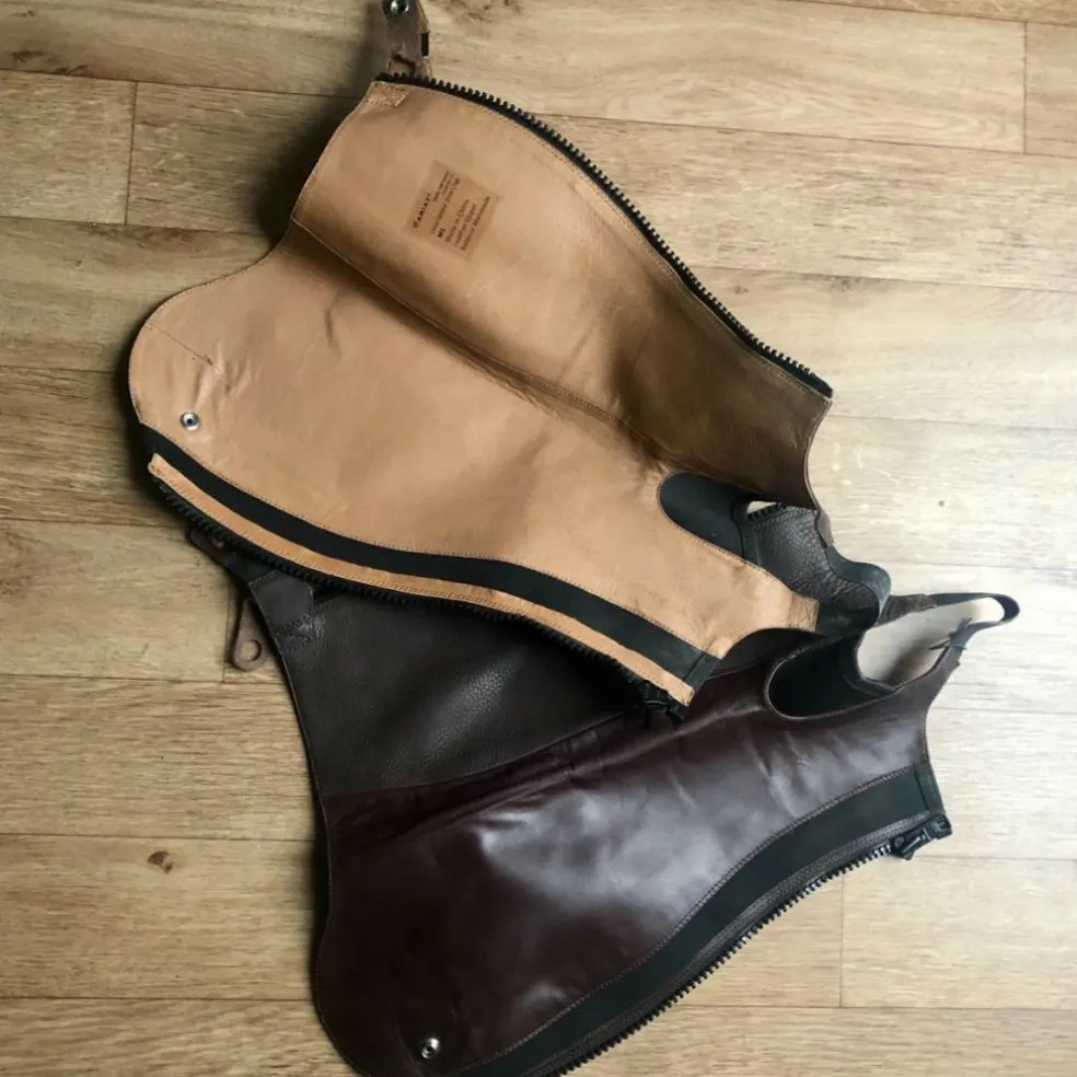 Chaps Ariat cuir marron