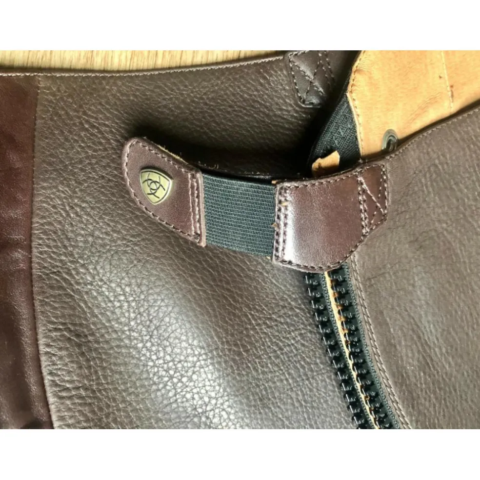 Chaps Ariat cuir marron