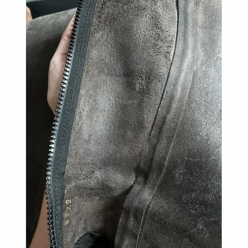 Chaps brun mollet fin
