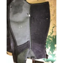 Chaps cuir noir Ego7