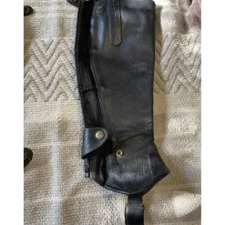 Chaps cuir noir equitheme