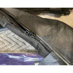 Chaps cuir noir equitheme