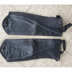 Chaps cuir noir taille XL