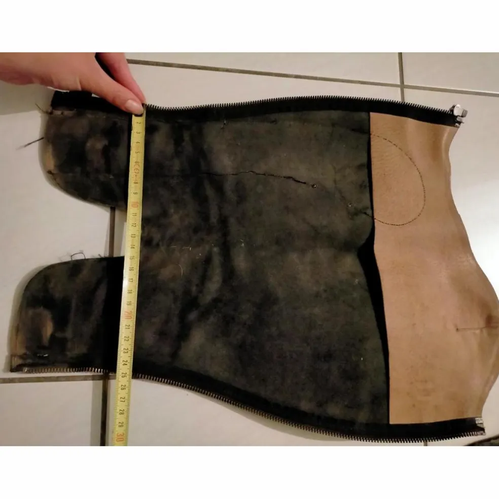 Chaps cuir noires