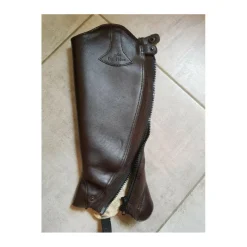 Chaps en cuir havane taille S