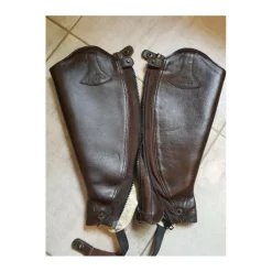 Chaps en cuir havane taille S