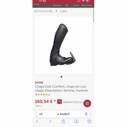 Chaps excel Dyon chaps en cuir «Exel Comfort»
