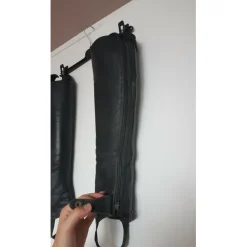 Chaps Fellini cuir noir
