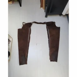 Chaps longues en cuir
