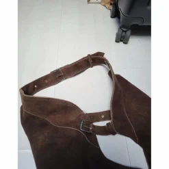 Chaps longues en cuir