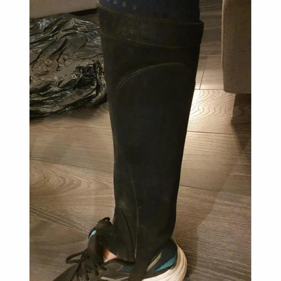 Chaps M en cuir de vachette ajustable fouganza