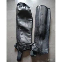 chaps noir adulte