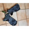 chaps noires cuir