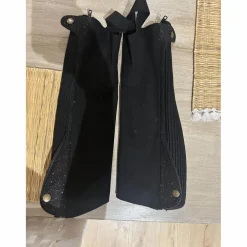 chaps pailletés noir