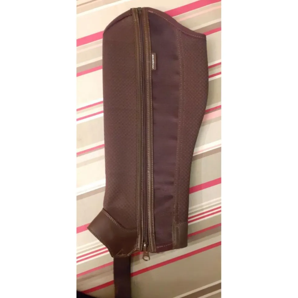 Chaps Équitation adulte 100 mesh marron